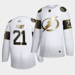 Tampa Bay Lightning Brayden Point Golden Edition White Jersey