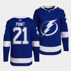 Tampa Bay Lightning Brayden Point Home Blue Jersey