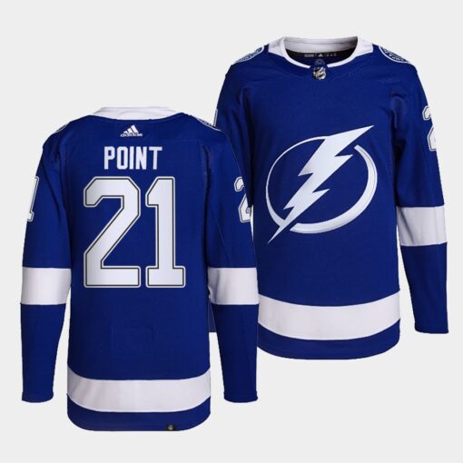 Tampa Bay Lightning Brayden Point Home Blue Jersey