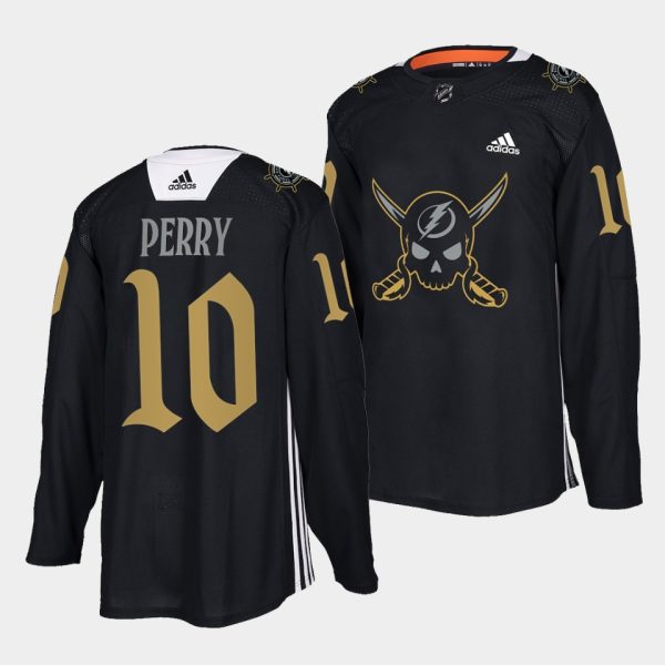 Tampa Bay Lightning Corey Perry Gasparilla inspired Black Jersey Tampa Bay Lightning Corey Perry Gasparilla inspired Black Jersey