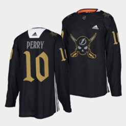 Tampa Bay Lightning Corey Perry Gasparilla inspired Black Jersey