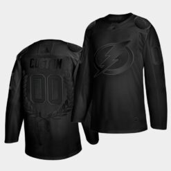 Tampa Bay Lightning Custom Glory Awards Collection Black Jersey