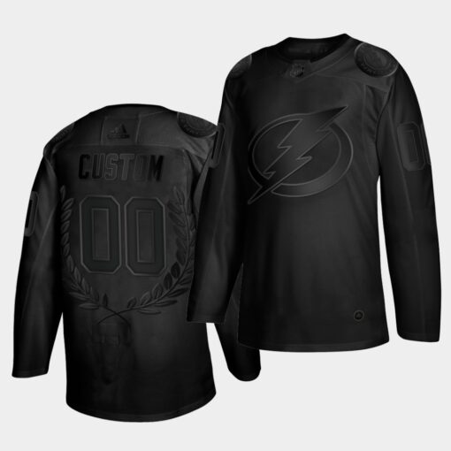 Tampa Bay Lightning Custom Glory Awards Collection Black Jersey