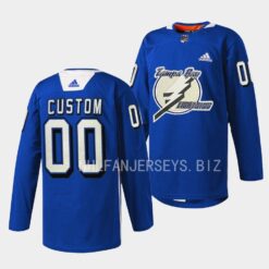 Tampa Bay Lightning Custom Primary Blue Jersey