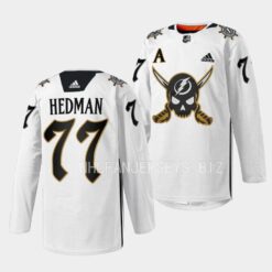 Tampa Bay Lightning Gasparilla inspired Victor Hedman White Jersey