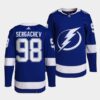 Tampa Bay Lightning Nikita Kucherov 2021 Reverse Retro Blue Jersey