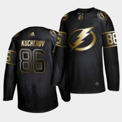 Tampa Bay Lightning Nikita Kucherov Golden Edition Black Jersey