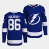 Tampa Bay Lightning Nikita Kucherov Primary Logo Blue Jersey