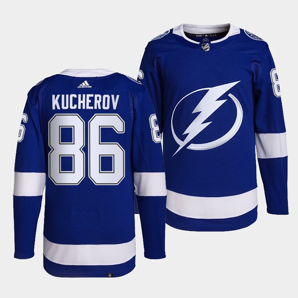 Tampa Bay Lightning Nikita Kucherov Home Blue Jersey Tampa Bay Lightning Nikita Kucherov Home Blue Jersey