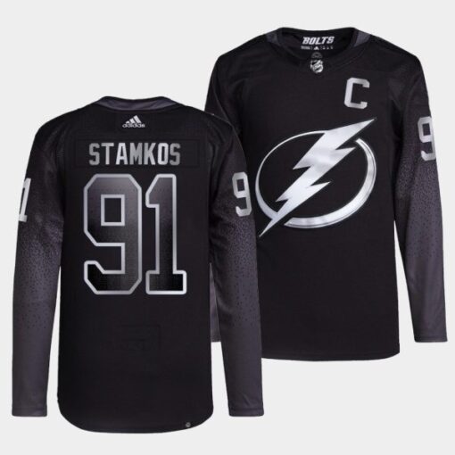 Tampa Bay Lightning Steven Stamkos Alternate Black Jersey