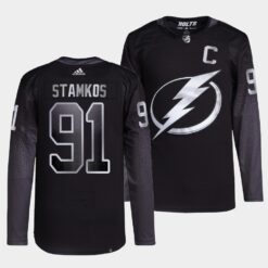 Tampa Bay Lightning Steven Stamkos Alternate Black Jersey