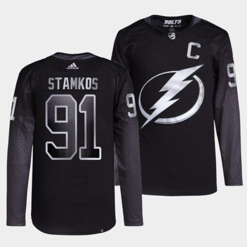 Tampa Bay Lightning Steven Stamkos Alternate Black Jersey