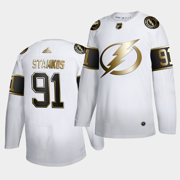 Tampa Bay Lightning Steven Stamkos Golden Edition White Jersey Tampa Bay Lightning Steven Stamkos Golden Edition White Jersey