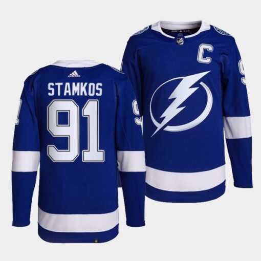 Tampa Bay Lightning Steven Stamkos Home Blue Jersey