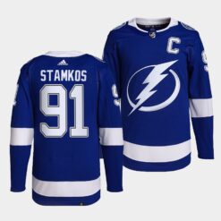 Tampa Bay Lightning Steven Stamkos Home Blue Jersey