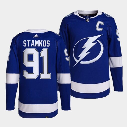 Tampa Bay Lightning Steven Stamkos Home Blue Jersey