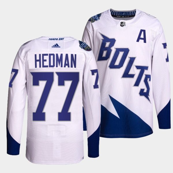 Tampa Bay Lightning Victor Hedman 2022 Stadium Series White Jersey Tampa Bay Lightning Victor Hedman 2022 Stadium Series White Jersey