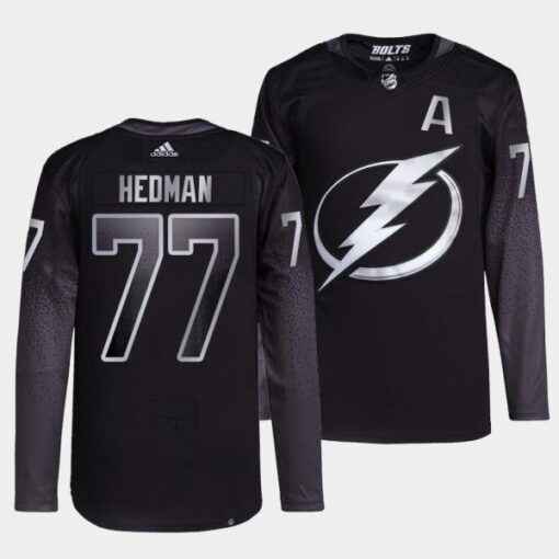 Tampa Bay Lightning Victor Hedman Alternate Black Jersey