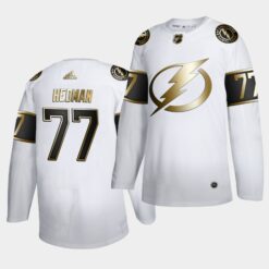 Tampa Bay Lightning Victor Hedman Golden Edition White Jersey