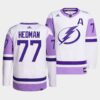 Tampa Bay Lightning Victor Hedman Golden Edition White Jersey