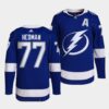 Tampa Bay Lightning Victor Hedman James Norris Memorial Trophy Awards Collection Black Jersey