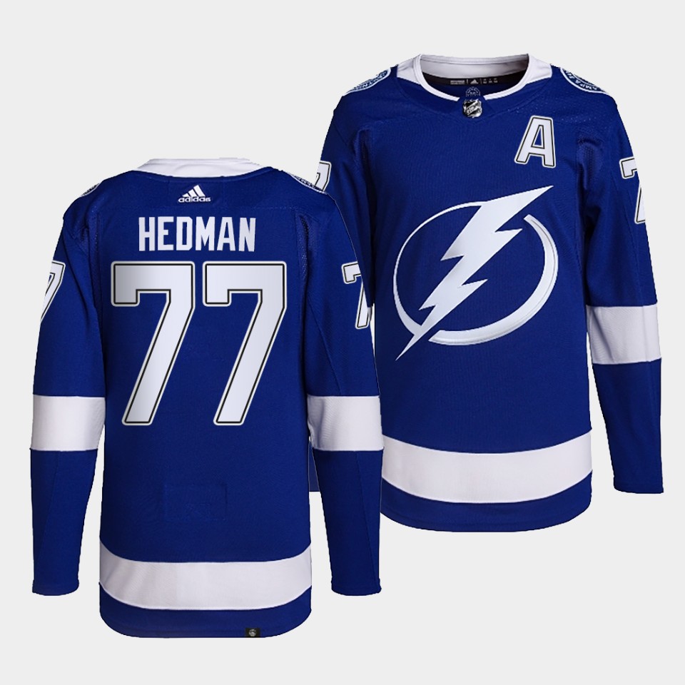 Tampa Bay Lightning Victor Hedman Home Blue Jersey Tampa Bay Lightning Victor Hedman Home Blue Jersey