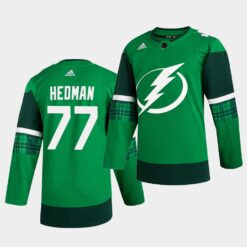 Tampa Bay Lightning Victor Hedman St. Patrick’s Day Green Jersey