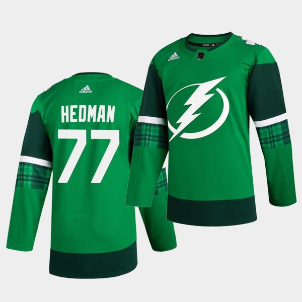 Tampa Bay Lightning Victor Hedman St. Patrick's Day Green Jersey Tampa Bay Lightning Victor Hedman St. Patrick's Day Green Jersey