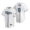 Tampa Bay Rays Brandon Lowe White Home Replica Jersey