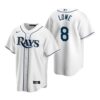 Tampa Bay Rays Brandon Lowe Light Blue Alternate Replica Jersey