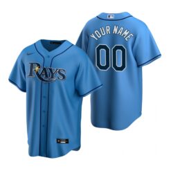 Tampa Bay Rays Custom Light Blue Alternate Replica Jersey