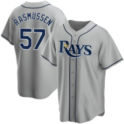 Tampa Bay Rays Drew Rasmussen Gray Replica Jersey
