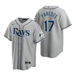 Tampa Bay Rays Isaac Paredes Gray 25th Anniversary Replica Jersey