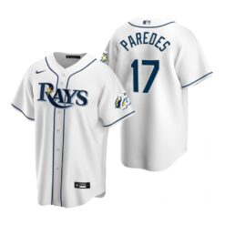 Tampa Bay Rays Isaac Paredes White 25th Anniversary Replica Jersey