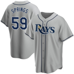 Tampa Bay Rays Jeffrey Springs Gray Replica Jersey