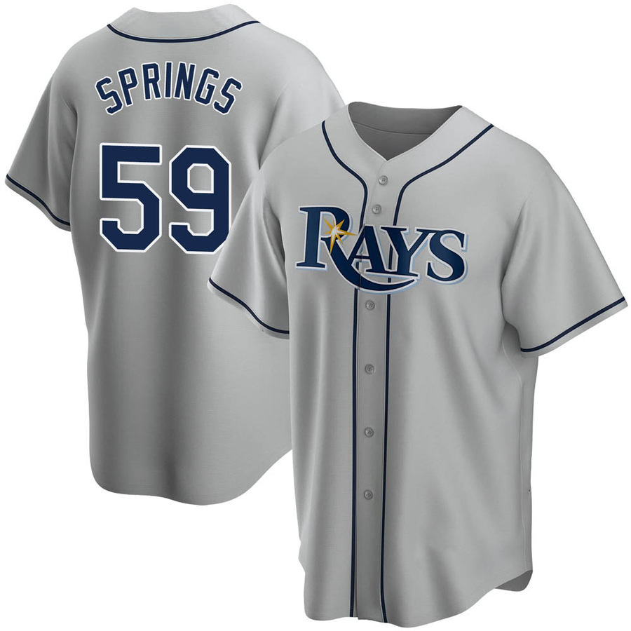 Tampa Bay Rays Jeffrey Springs Gray Replica Jersey Tampa Bay Rays Jeffrey Springs Gray Replica Jersey