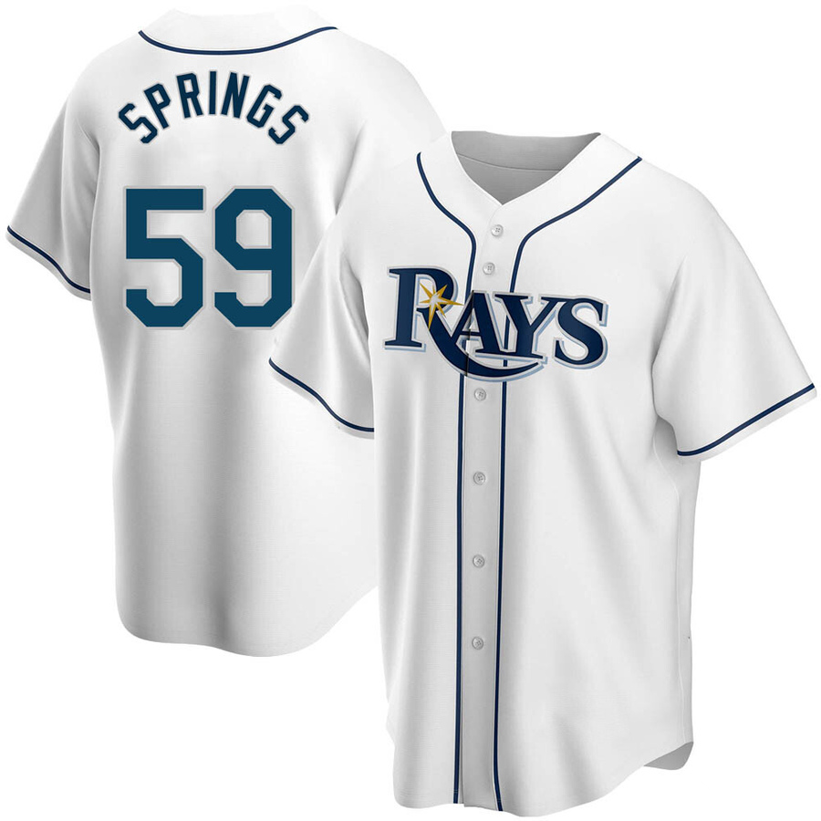 Tampa Bay Rays Jeffrey Springs White Replica Jersey Tampa Bay Rays Jeffrey Springs White Replica Jersey