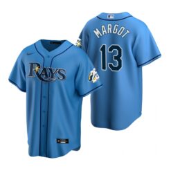Tampa Bay Rays Manuel Margot Light Blue 25th Anniversary Replica Jersey