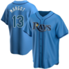 Tampa Bay Rays Randy Arozarena Black Pitch Fashion Replica Jersey