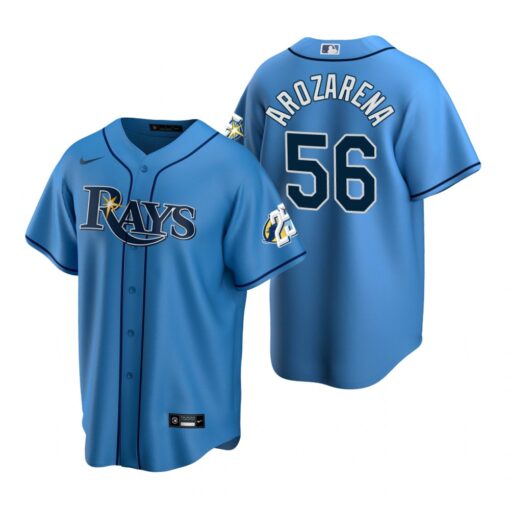 Tampa Bay Rays Randy Arozarena Light Blue 25th Anniversary Replica Jersey