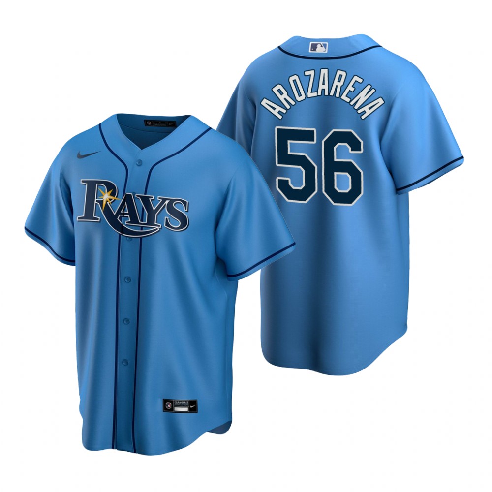 Tampa Bay Rays Randy Arozarena Light Blue Alternate Replica Jersey Tampa Bay Rays Randy Arozarena Light Blue Alternate Replica Jersey