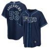 Tampa Bay Rays Shane McClanahan Gray 25th Anniversary Replica Jersey