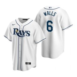 Tampa Bay Rays Taylor Walls White Home Replica Jersey