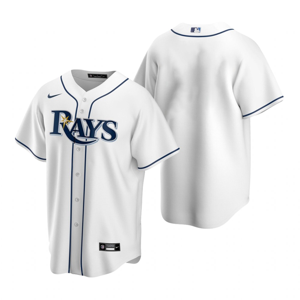 Tampa Bay Rays Team White Replica Home Jersey Tampa Bay Rays Team White Replica Home Jersey