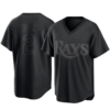 Tampa Bay Rays Yandy Diaz Black Golden Replica Jersey