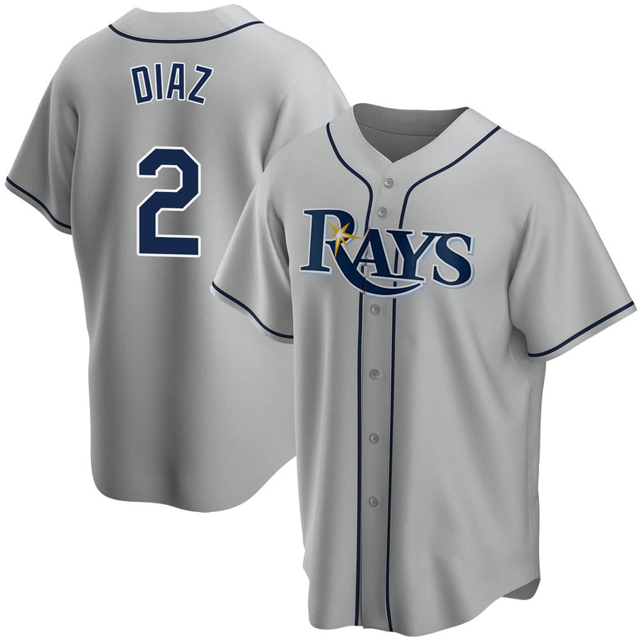 Tampa Bay Rays Yandy Diaz Gray Replica Jersey Tampa Bay Rays Yandy Diaz Gray Replica Jersey
