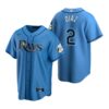 Tampa Bay Rays Yandy Diaz Gray Replica Jersey