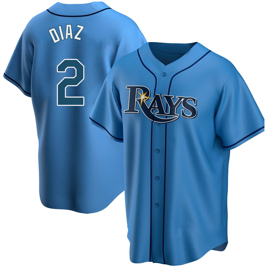Tampa Bay Rays Yandy Diaz Light Blue Replica Jersey Tampa Bay Rays Yandy Diaz Light Blue Replica Jersey