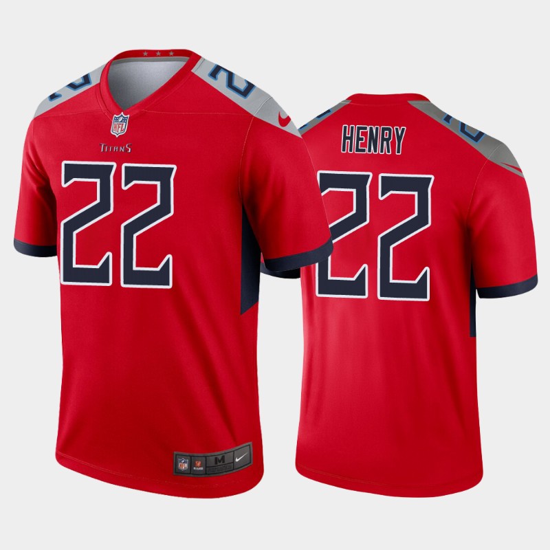 Tennessee Titans Derrick Henry Red Inverted Limited Jersey Tennessee Titans Derrick Henry Red Inverted Limited Jersey