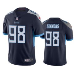 Tennessee Titans Jeffery Simmons Navy Limited Jersey